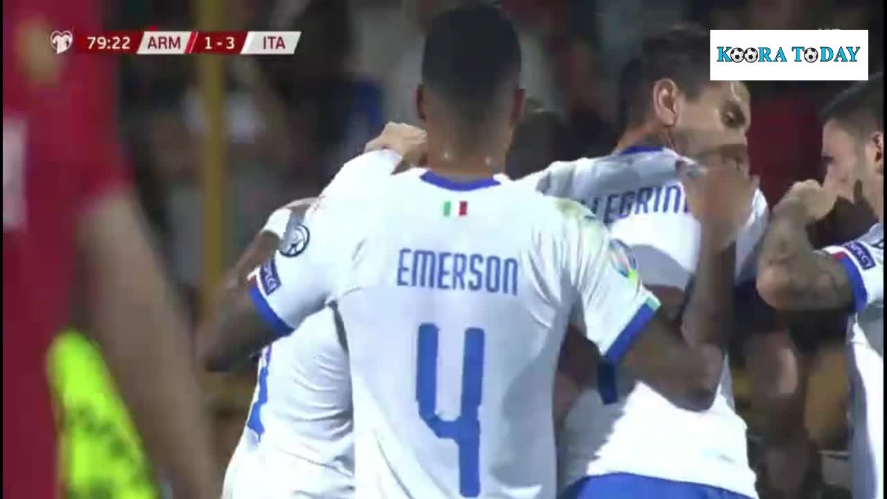 Watch the summary and goals of the Italy-Armenia match on 05-09-2019 qualifying for Euro 2020