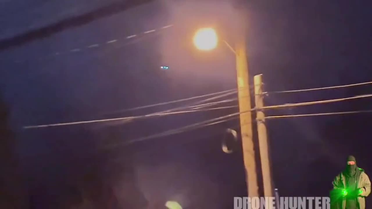 Local people Take it in their own hands ..pop pop drones