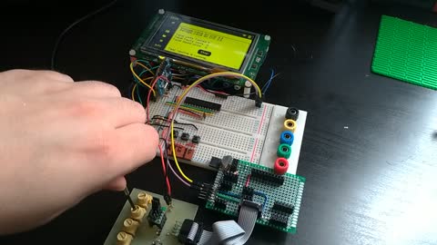 UPTS - 4 Channel ADC Board Test Demo (STM32F746)