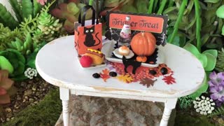 Teelie's Fairy Garden | Halloween Fairy Cat Trick Or Treat | Etsy Products