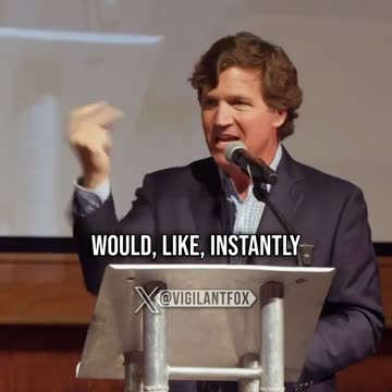 Tucker Carlson Goes Biblical on the Global Agenda