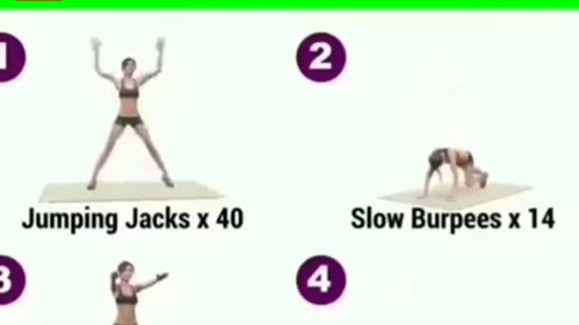 6 Best exercises for Fat burn & Weight Loss #fitness #Helths #youtube #short