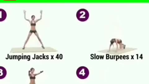 6 Best exercises for Fat burn & Weight Loss #fitness #Helths #youtube #short