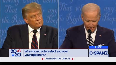 HD Trump says Joe Biden’s son got kicked out the military for cocaine use(First Presidential Debate