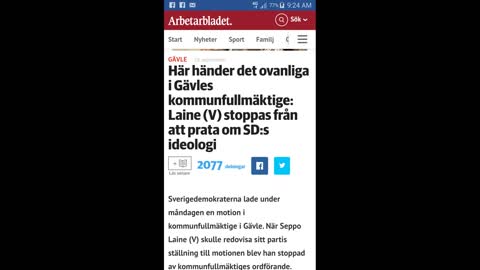 Arbetarbladet_ Inget fel att luras i rubriken