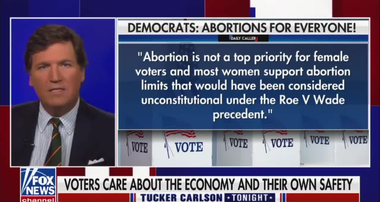 Carlson just called the Democrat party a child sacrifice cult