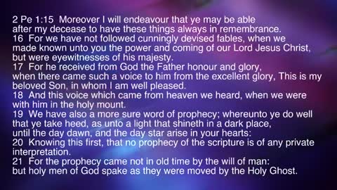 A More Sure Word Of Prophecy