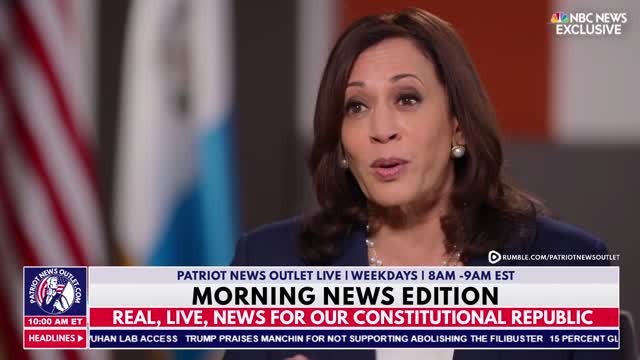 Lester Holt Grills Kamala Harris on Visiting US Border & Border Policies! Must See TV!