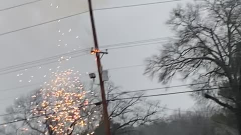 Transformer Explodes in Fort Oglethorpe