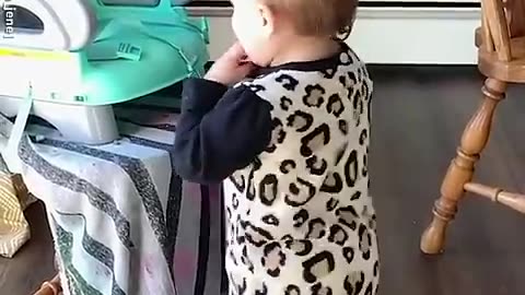 Cute toddler