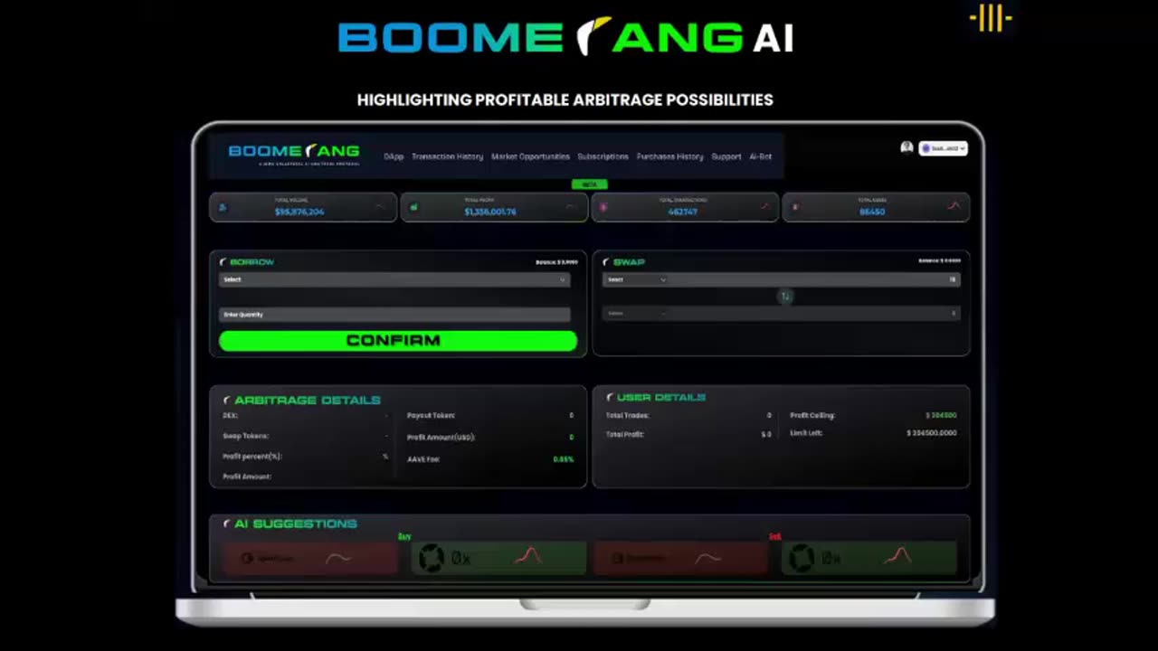 BOOMERANG - NEW STACK-ABLE INTERRUPTER AI ARBITRAGE PROFIT SYSTEMS - TOP TEAM ROB BUSER