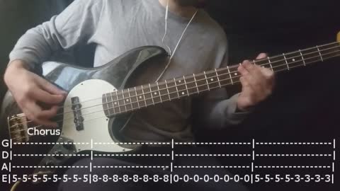 Marilyn Manson - The Nobodies Bass Cover (Tabs)