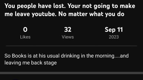 You people have lost.
