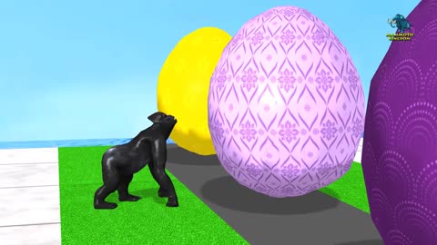 Choose the Right Mystery Drink with Elephant Mammoth Gorilla Cow Hippo Max Level Long Legs Squeeze