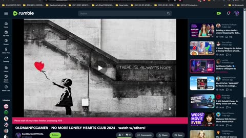 OLDMANPCGAMER - NO MORE LONELY HEARTS CLUB 2024 - watch w/others!