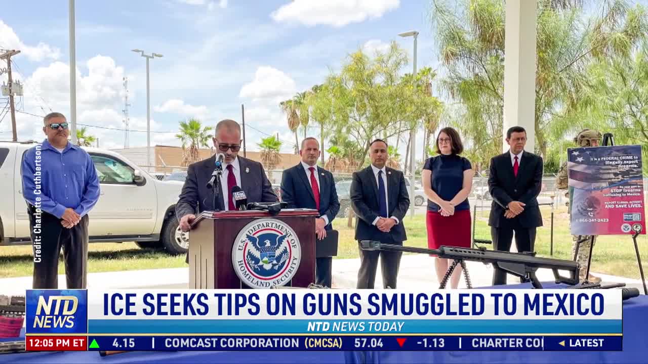 ICE Seeks Tips on Gun Smuggling to Mexico