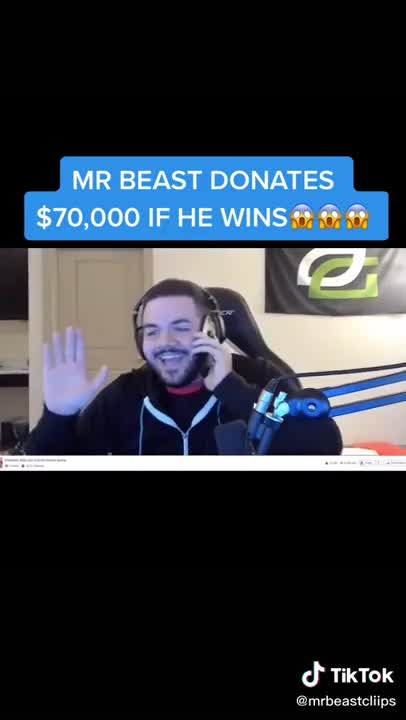 MR BEAST DONATE $70,000 IF HE WIN