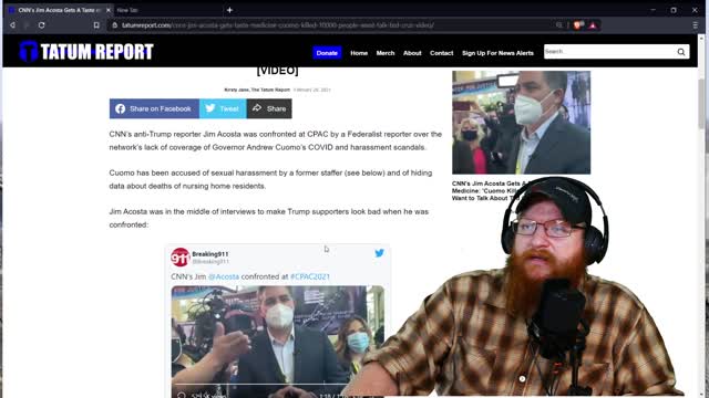 Sack of Shite Acosta getting called out. Love it!