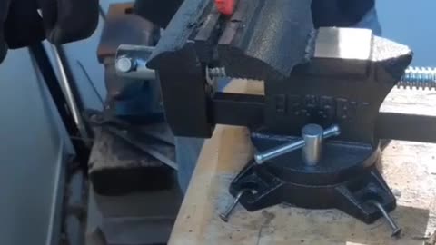 Forging a file knife