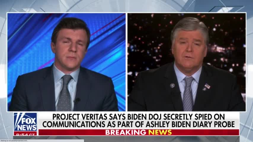 Hannity & O'Keefe on DOJSpied: "Without Accountability from Veritas, Your Freedom is an Illusion."