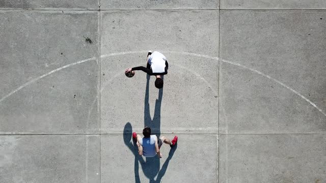 One on one basketball game