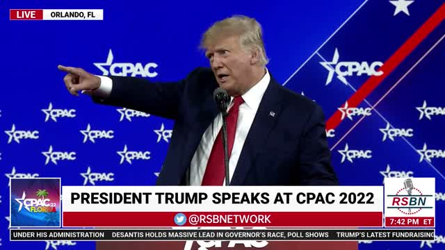 President Donald J. Trump Full Speech at CPAC 2022 in Orlando