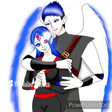 Oc speedpaint nuclear and gabriel