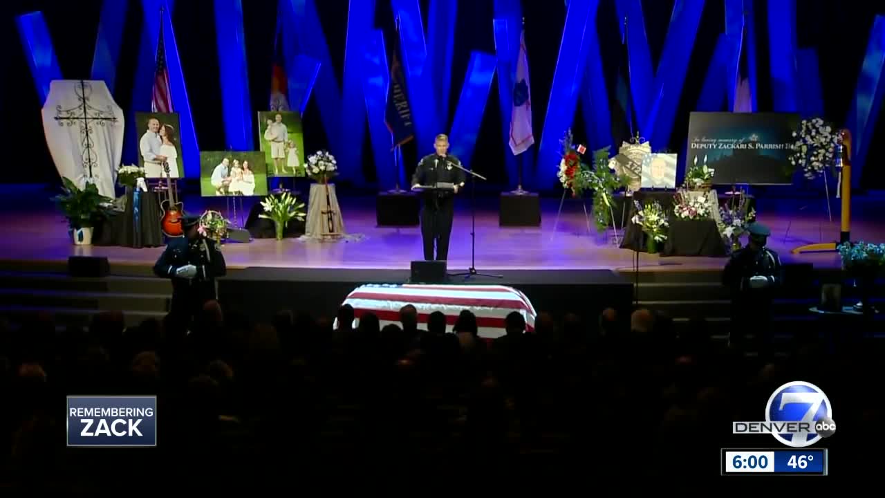 Douglas Co. Deputy Zackari Parrish tried to help his killer until he died, sheriff says at funeral