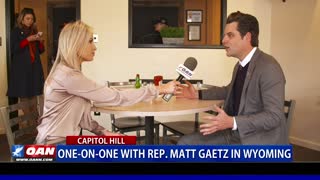 One-on-One with Rep. Matt Gaetz in Wy.