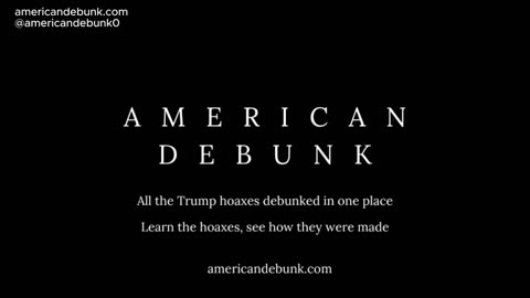Debunking Trump Hoaxes