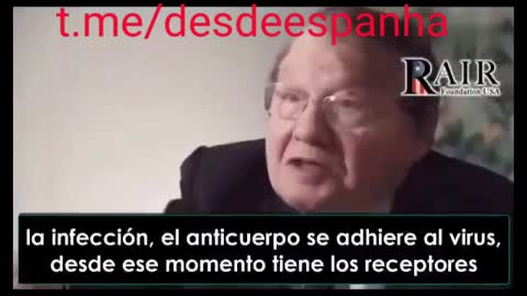 Dr. Luc Montagnier falando contra a vax