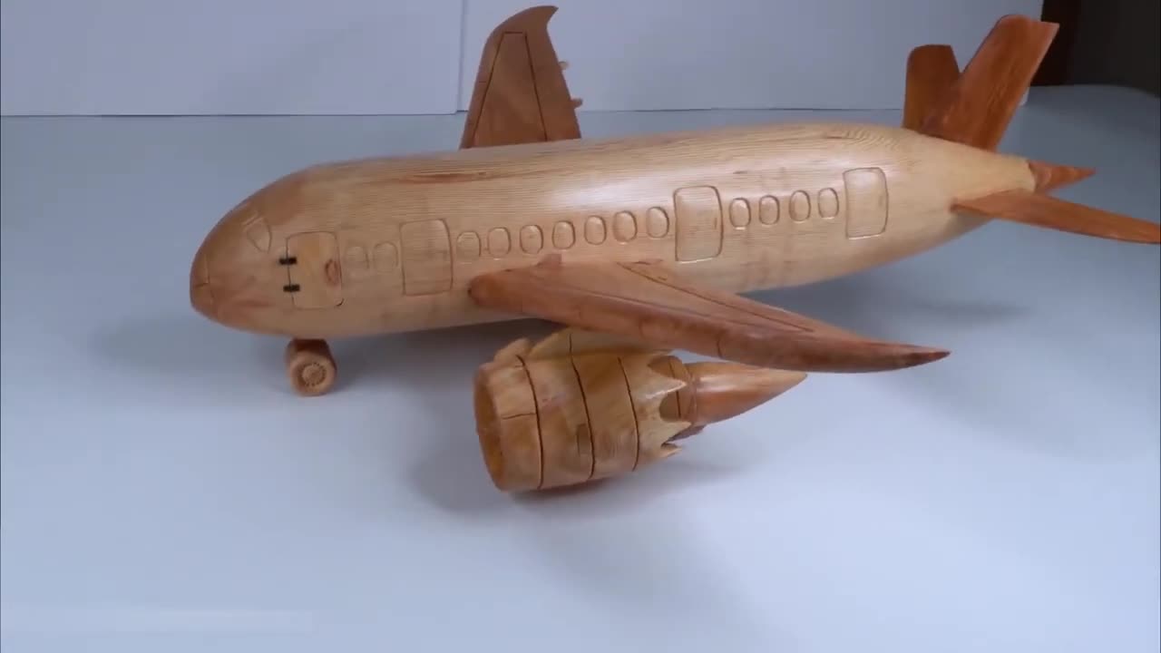 Wood Carving - How to Sculpture Boeing 787 Planes From Wood ( Satisfying Videos ) | World World