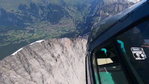 Once in a lifetime flight along the eastern ridge of the Eiger-6