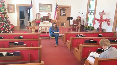 Vernon Chapel Bible Study (John Ch.10-12 Jesus Is The Good Shepherd) led by Steven Dixon 12/4/2024