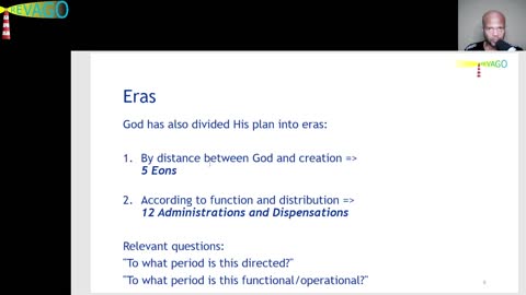 RE 104 Foundation = Eras - Eonian, NOT eternal - Eon, NOT eternity 01 of 04