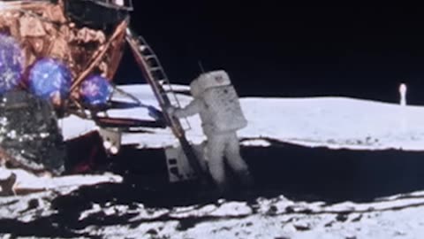 Som ET - 45 - Moon - Apollo 14 - U.S. Flag on the Moon #Shorts