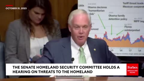 Senator Ron Johnson Trashes Sec. Mayorkas For His "Travesty" Of A Border