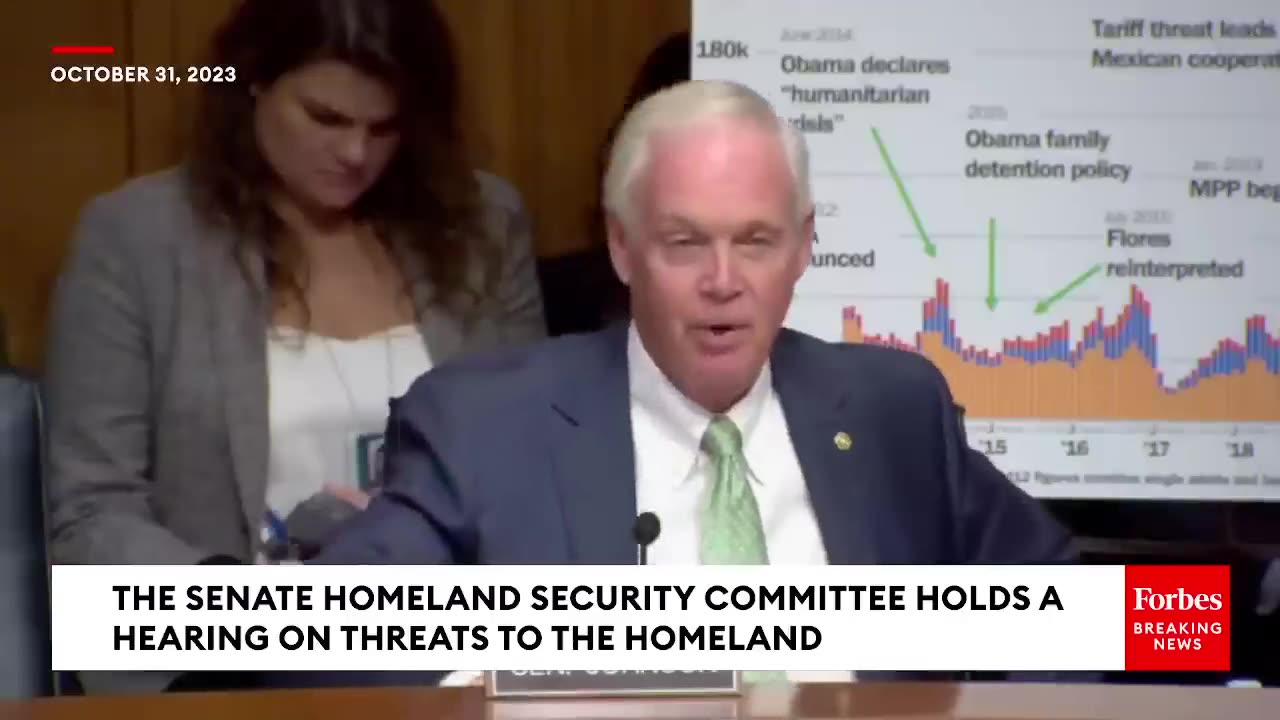Senator Ron Johnson Trashes Sec. Mayorkas For His "Travesty" Of A Border