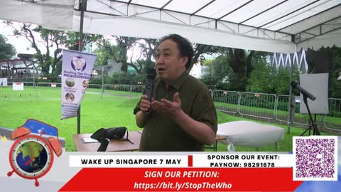 Lim Tean at Hong Lim Park on VDS and Judicial Review Updates