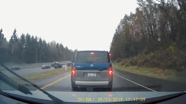 Cop Catches Car Cutting in Line