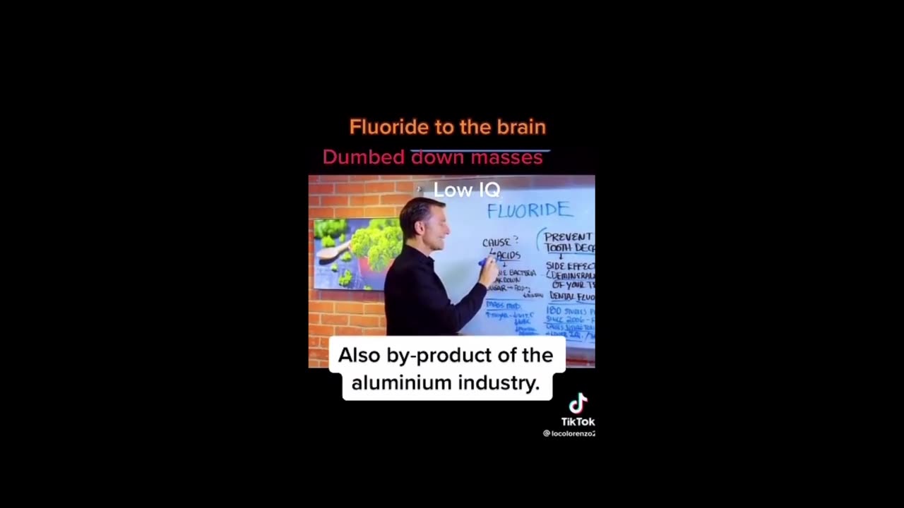 Fluroride To The Brain; Dumbing Down The Masses