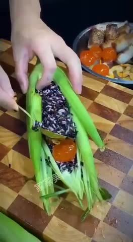 Try this corn leave wrap disc