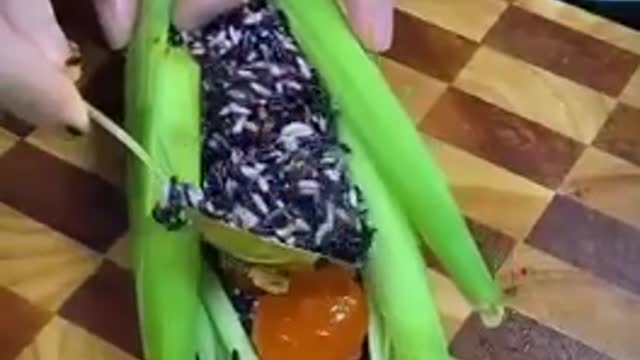 Try this corn leave wrap disc