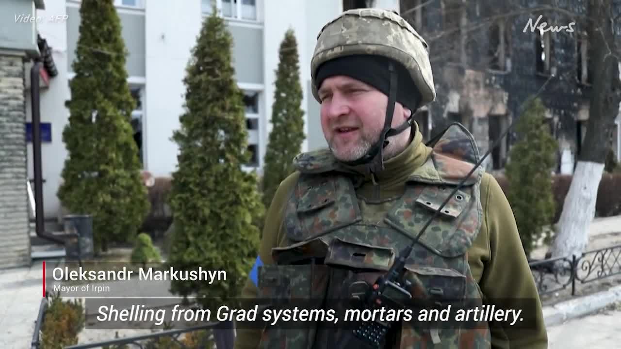 Irpin is still under bombardment despite Russian claims