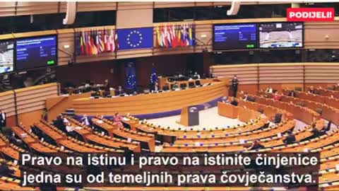 Govori Mislava Kolakušića u Europskom parlamentu