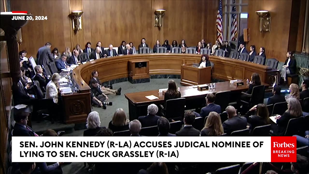 BREAKING Sen. John Kennedy Outright Accuses Biden Nominee Of Lying To Grassley,