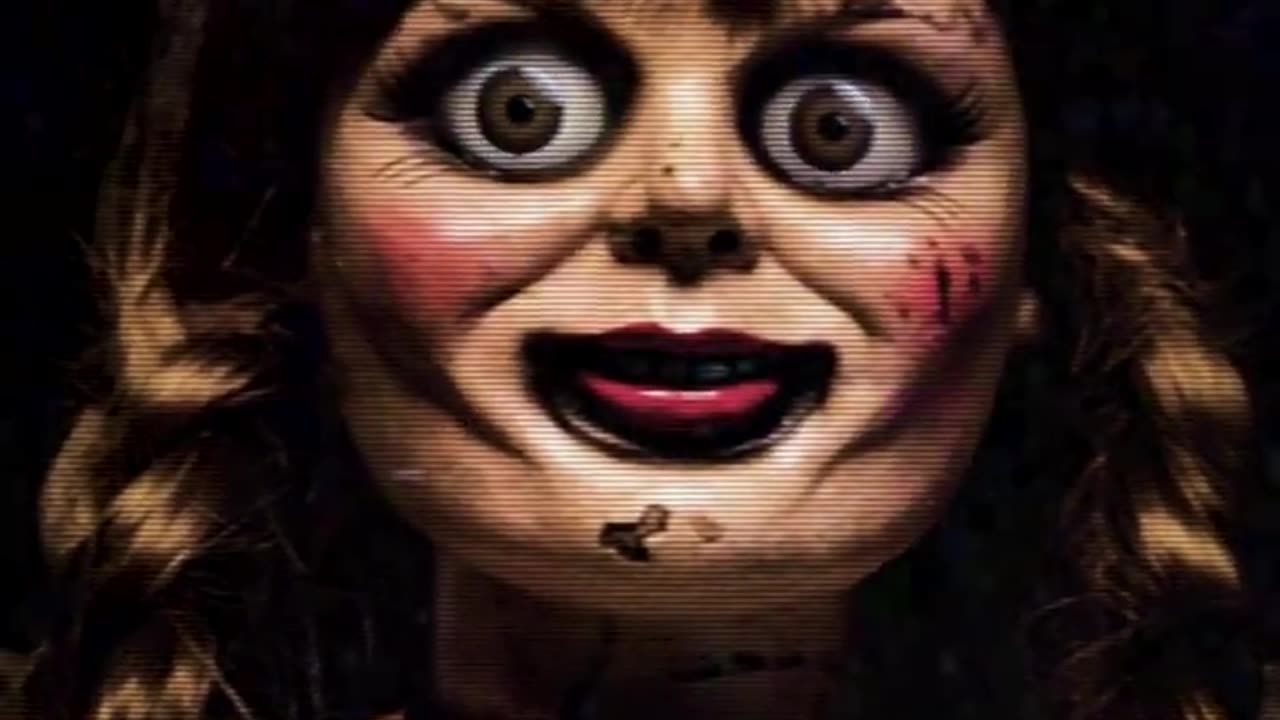 Scary anabelle doll laughing sound 😎