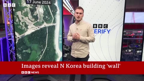 North Korea building border ‘wall’, satellite images reveal