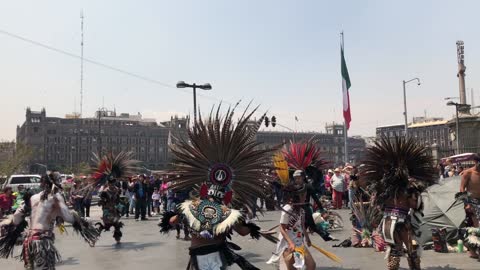 Native Mexican performance at CDMX