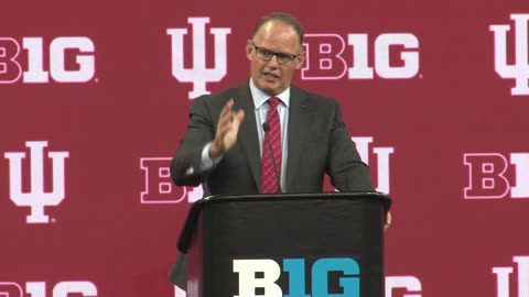 Indiana's Coach Tom Allen @ Big Ten Football Media Day 2023 Part 2